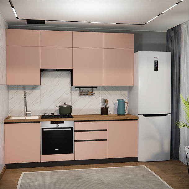 Эко Премиум 2.4 (пудровый/ст. дуб вотан)