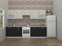 Эко 6-3.0 (дуб крафт белый/ антрацит)