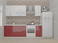 ВерсоЛайн 4-1.8 (белый/рубиново-красный)