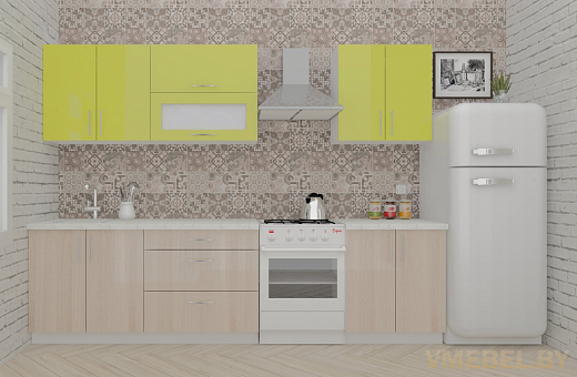 ВерсоЛайн 2-2.3 (ясень шимо светлый/ зеленый лайм)