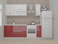 ВерсоЛайн 4-1.7 (белый/рубиново-красный)