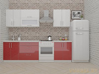 ВерсоЛайн 4-2.1 (белый/бургундский дождь)