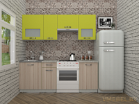 Эко 6-2.1 (ясень шимо светлый/ зеленый лайм)