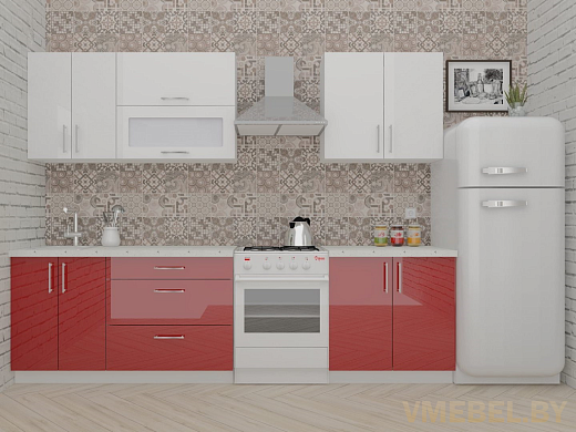 ВерсоЛайн 4-2.2 (белый/бургундский дождь)