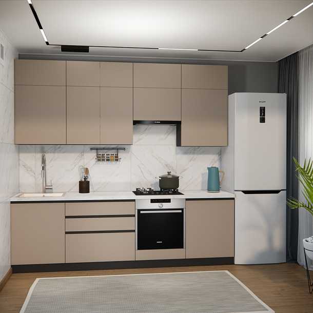 Эко Премиум 2.6 (глиняный серый/ст. мрамор лацио)