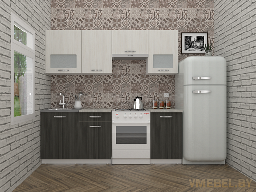 Эко 6-2.3 (дуб крафт белый/ антрацит)