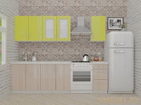 ВерсоЛайн 1-2.0 (ясень шимо светлый/зеленый лайм)