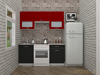 Эко 6-1.8 (антрацит/красный чили)