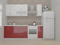 ВерсоЛайн 4-1.7 (белый/темно-красный)