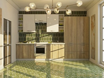 Модуль 1-2,4-1,2 (торх белый/дуб небраска натуральный)