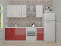 ВерсоЛайн 3-1.6 (белый/бургундский дождь)