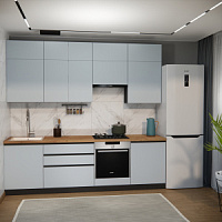 Эко Премиум 2.6 (сумеречный голубой/ст. дуб вотан)