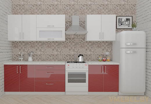 ВерсоЛайн 4-2.4 (белый/темно-красный)