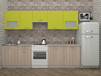 Эко 6-2.9 (ясень шимо светлый/ зеленый лайм)