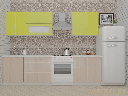 ВерсоЛайн 2-2.2 (ясень шимо светлый/зеленый лайм)