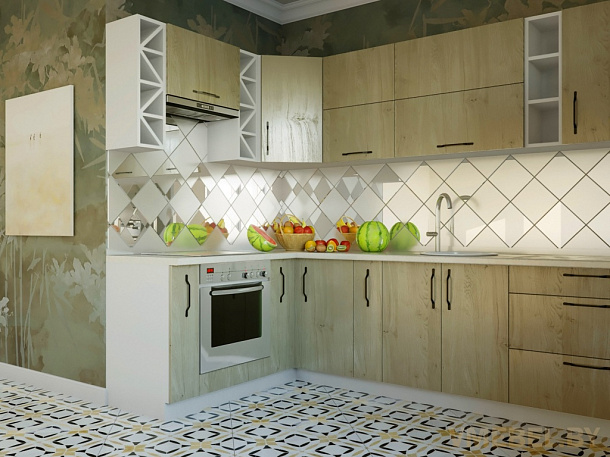 Модуль 1-1,6-3,4- 1,2 (дуб кендал натуральный )