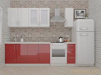 ВерсоЛайн 3-1.9 (белый/бургундский дождь)