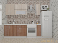 ВерсоЛайн 2-1.7 (ясень шимо темный/ ясень шимо светлый)