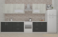 ВерсоЛайн 2-2.6 (дуб крафт белый / антрацит)