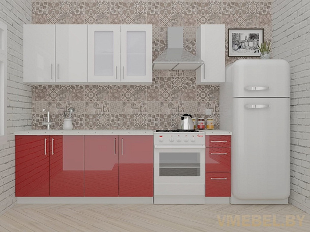 ВерсоЛайн 3-1.9 (белый/бургундский дождь)