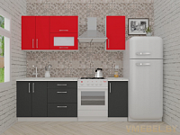 ВерсоЛайн 2-1.6 (антрацит/ красный чили)