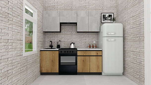 Эко-7 1.9 (бетонный камень/дуб эвок прибрежный/ст.альберика)