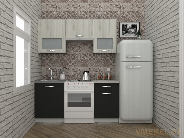 Эко 6-1.7 (дуб крафт белый/ антрацит)