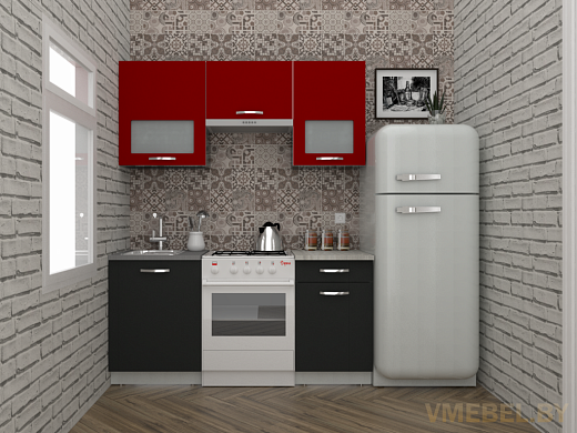 Эко 6-1.7 (антрацит/красный чили)