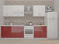 ВерсоЛайн 4-2.2 (белый/темно-красный)