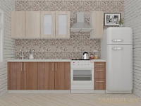 ВерсоЛайн 1-1.9 (ясень шимо темный/ ясень шимо светлый)