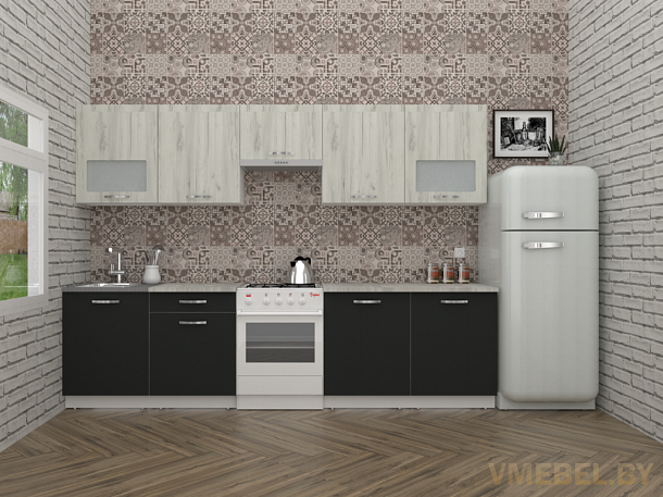 Эко 6-3.0 (дуб крафт белый/ антрацит)