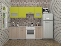 Эко 6-2.2 (ясень шимо светлый/ зеленый лайм)