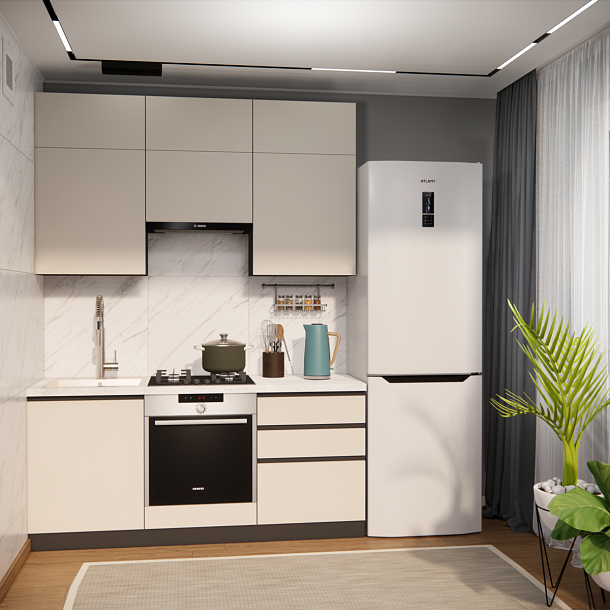 Эко Премиум 1.8 (кашемир/ст. мрамор лацио)