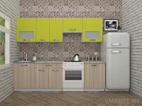 Эко 6-2.6 (ясень шимо светлый/ зеленый лайм)