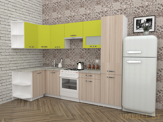 Эко 6 1.3-2.8 (ясень шимо светлый/ зеленый лайм)