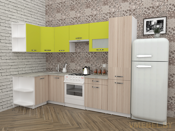 Эко 6 1.3-2.8 (ясень шимо светлый/ зеленый лайм)