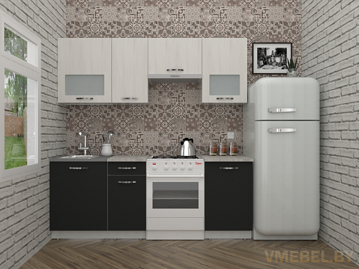 Эко 6-2.1 (дуб крафт белый/ антрацит)