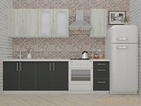 ВерсоЛайн 1-2.0 (дуб крафт белый/ антрацит)