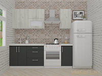 ВерсоЛайн 2-1.6 (дуб крафт белый/ антрацит)