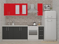 ВерсоЛайн 1-1.7 (антрацит/ красный чили)