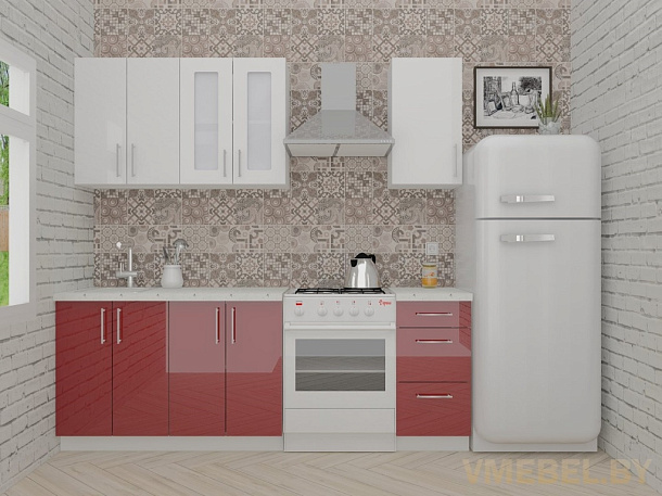 ВерсоЛайн 3-1.6 (белый/рубиново-красный)